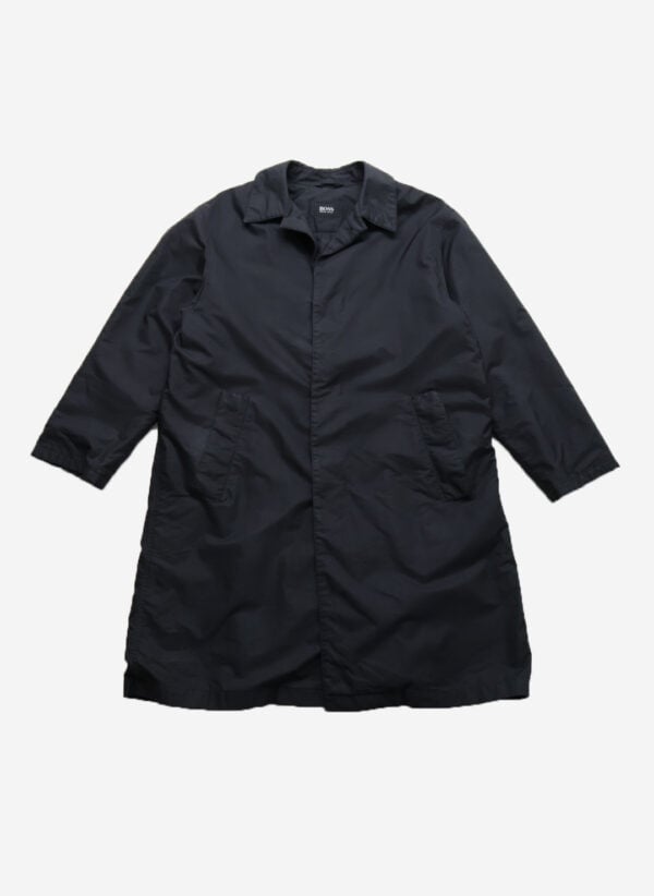 Vintage Hugo Boss Trenchcoat schwarz