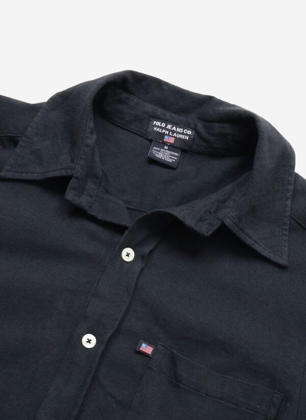 Vintage Polo Jeans Ralph Lauren Hemd schwarz