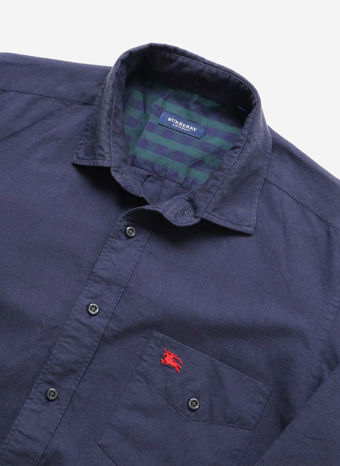 Burberry Baumwollhemd navy – Bild 2