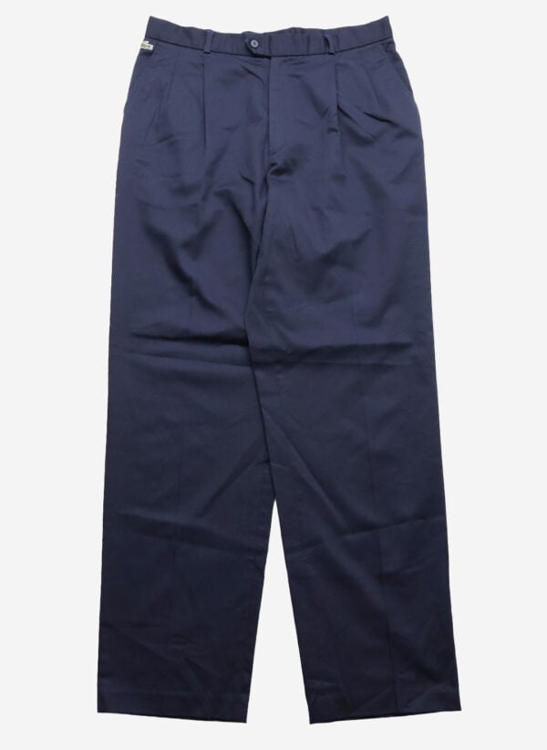 Vintage 90s Chemise Lacoste Anzugshose navy