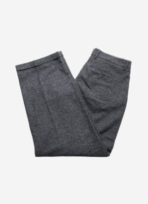 Max Mara Wide Fit Anzugshose grau meliert