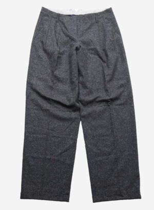 Max Mara Wide Fit Anzugshose grau meliert