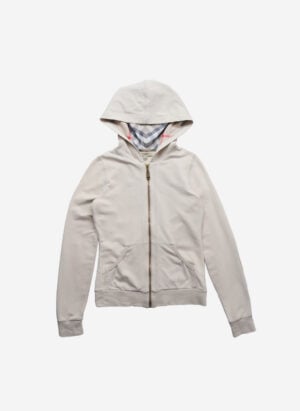 Burberry Damen Zip-Hoodie beige