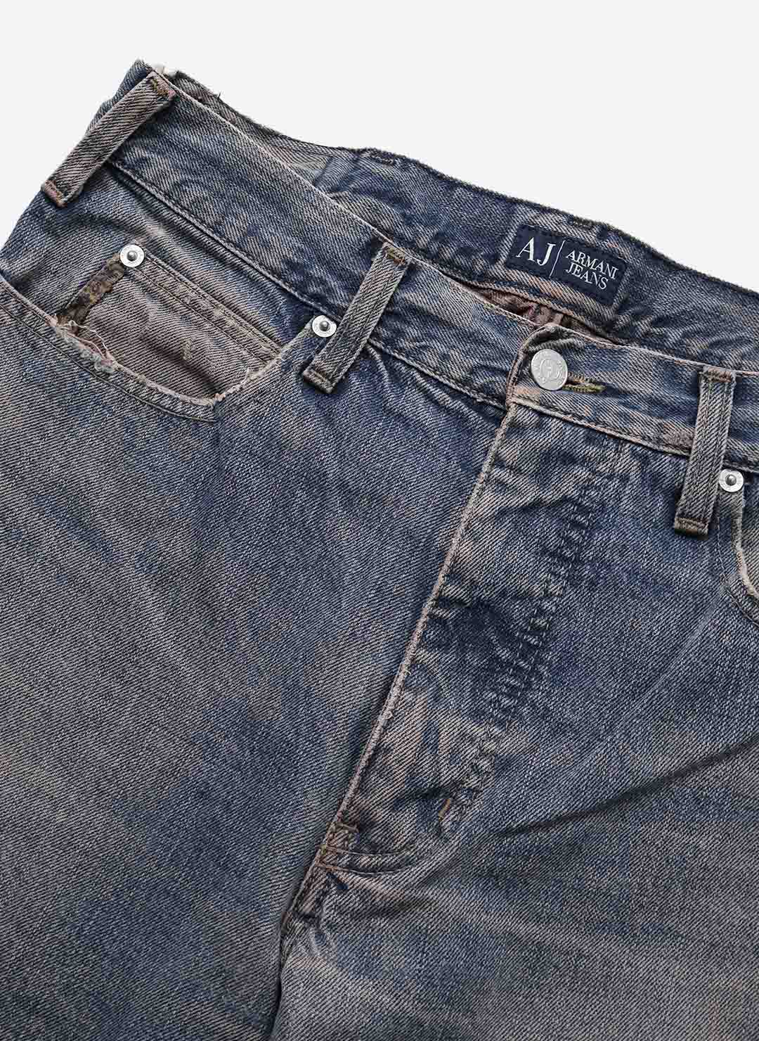 Vintage Armani Jeans washed – Bild 4