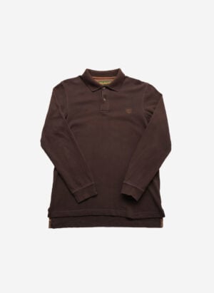 Vintage ’02 Timberland Rugbyshirt braun