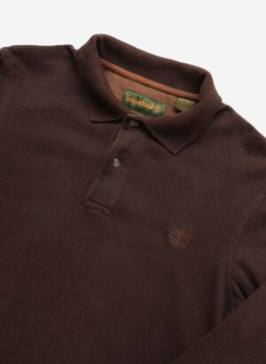 Vintage ’02 Timberland Rugbyshirt braun