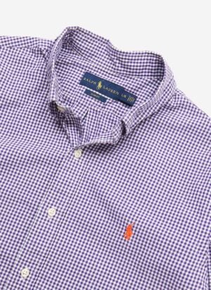 Ralph Lauren Hemd violett kariert