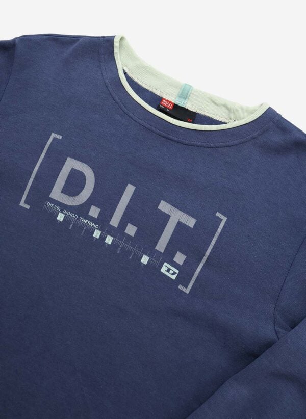 Vintage Diesel Indigo Thermic Sweater blau