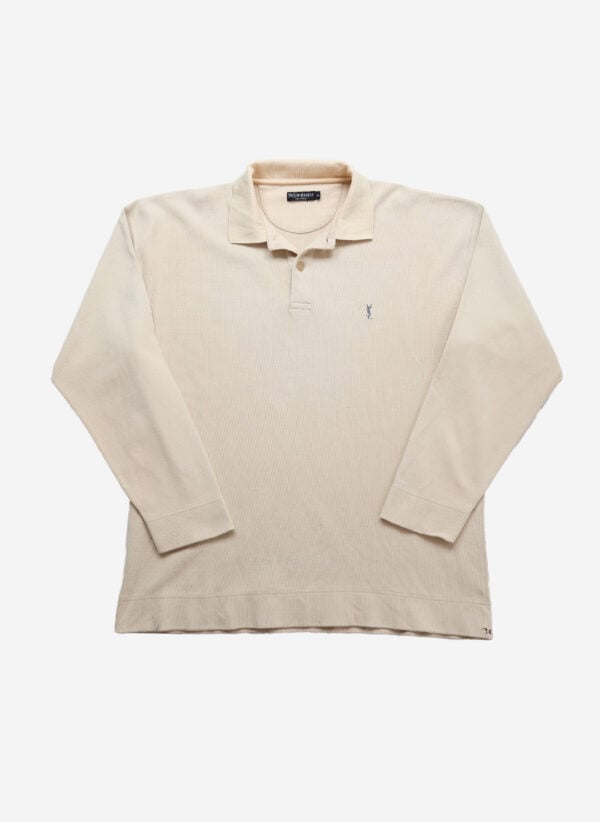 Vintage 90s Yves Saint Laurent Sweater beige