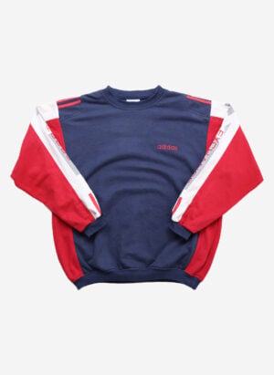 Vintage 90s Adidas Sweater tricolor