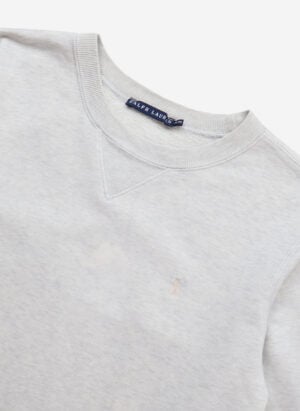 Vintage Ralph Lauren Damen Sweater hellgrau