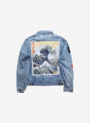 Japanese Style Denim Jacke