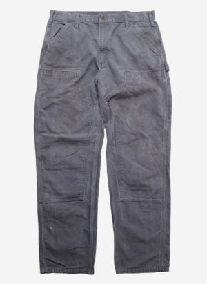 Carhartt Carpenter Doubleknee Workwear Hose grau