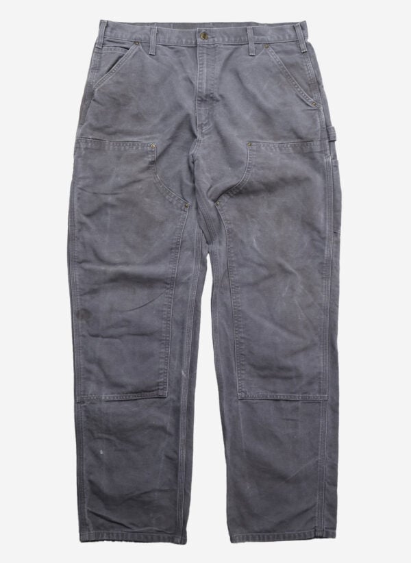 Carhartt Carpenter Doubleknee Workwear Hose grau