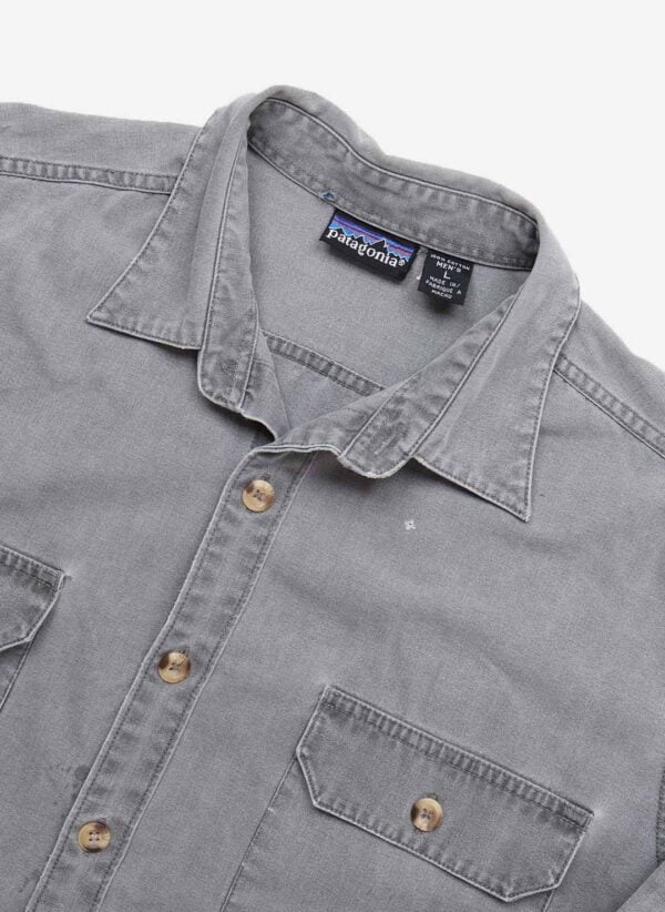 Vintage 90s Patagonia Outdoor Hemd grau