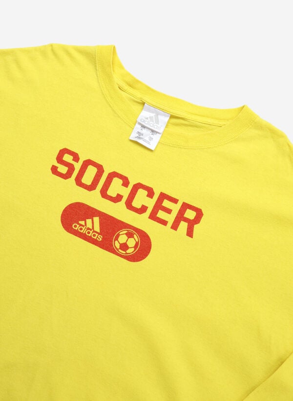 Vintage Adidas Soccer Longsleeve gelb