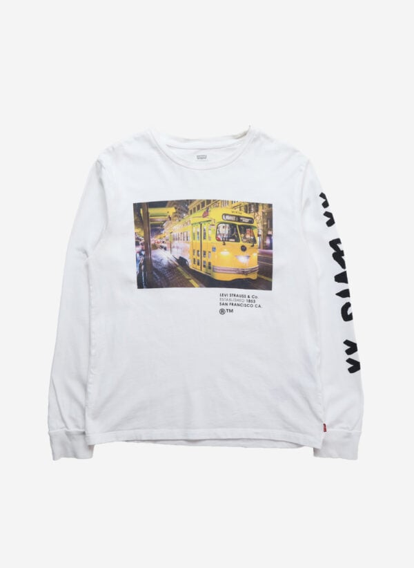 Levi's Graphic Longsleeve weiß