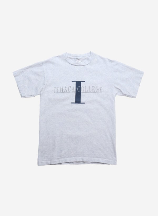 Vintage Ithaca College T-Shirt hellgrau