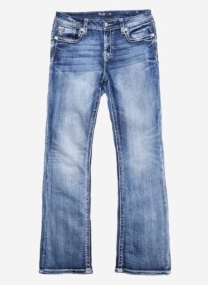 Miss Me Y2K Damen Bootcut Jeans washed