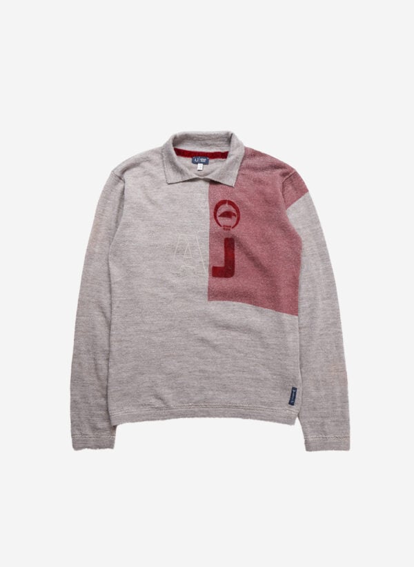 Vintage Armani Jeans Two-Tone Strickpullover