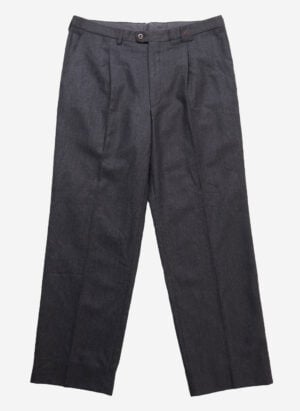 Vintage Burberry Woll Anzughose braun