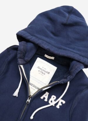 Abercrombie & Fitch Zip-Hoodie navy