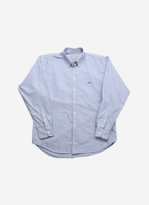 Vintage Thomas Burberry Hemd blau
