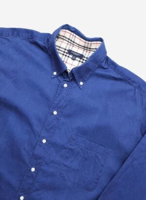 Vintage Burberry Hemd navy
