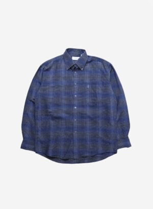Vintage Yves Saint Laurent Leinenhemd blau