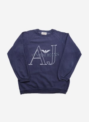 Vintage 90s Armani Jeans Sweater navy