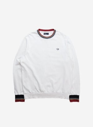 Fred Perry Sweater weiß