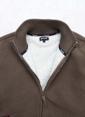 Vintage Schott Bomberjacke Teddy Lining oliv