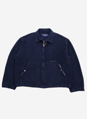 Vintage 90s Polo Sport Ralph Lauren Fleece Harrington Jacke