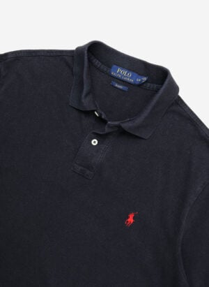 Polo Ralph Lauren Slim-Fit Poloshirt schwarz