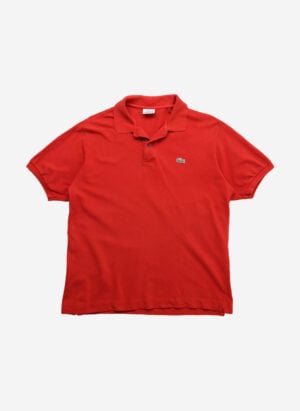 Vintage Lacoste Poloshirt rot