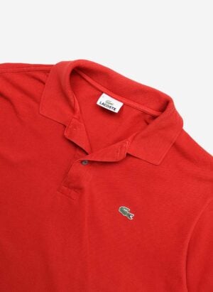 Vintage Lacoste Poloshirt rot