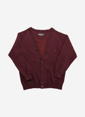 Vintage 90s Timberland Strick Cardigan dunkelrot