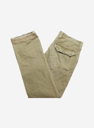 Vintage Jaggy Cargohose oliv
