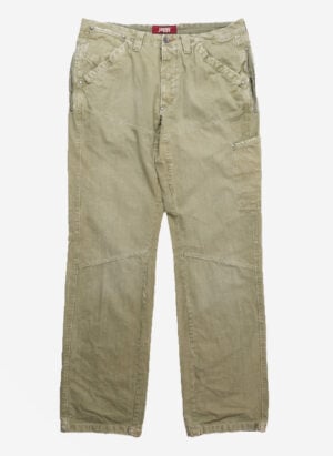 Vintage Jaggy Cargohose oliv