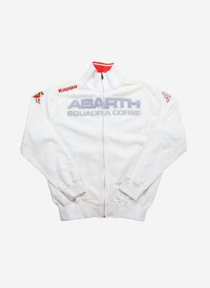 Kappa Abarth Racing Zipper weiß