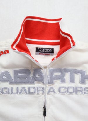Kappa Abarth Racing Zipper weiß
