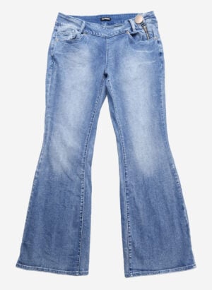 Flamingo Y2K Damen Low-Waist Bootcut Jeans