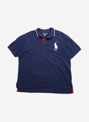 Vintage Polo Ralph Lauren Big Pony Poloshirt navy