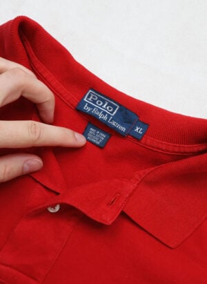 Vintage Polo Ralph Lauren Poloshirt rot