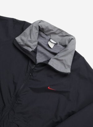 Vintage Y2K Nike Air Trackjacket schwarz