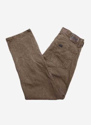 Vintage Lee Slim-Fit Jeans braun