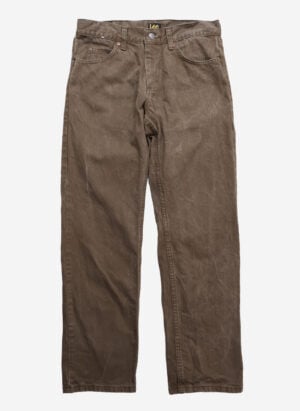 Vintage Lee Slim-Fit Jeans braun