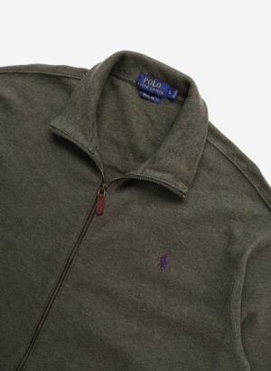Polo Ralph Lauren Estate Rib Zipper oliv
