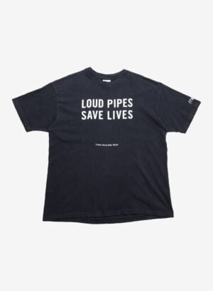 Vintage 90s Loud Pipes Save Lives T-Shirt Single Stitch