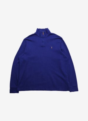 Polo Ralph Lauren Estate Rib Quarter-Zip Sweater blau